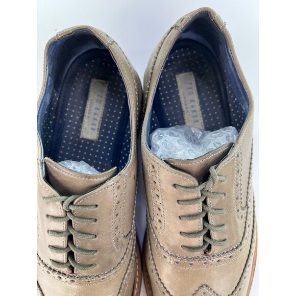 Ted Baker Erwood Men\'s Wingtip Oxfords Dress Shoes Size EU 43 US 10 Leather main image 5